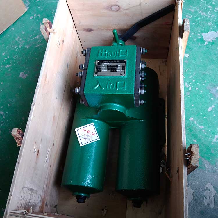 華豫供應(yīng)SPL-32網(wǎng)片式雙筒油過濾器 油液除雜質(zhì)