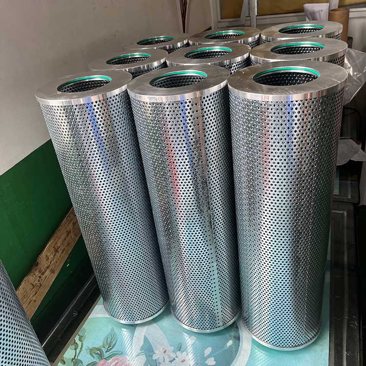 華豫生產(chǎn)供應(yīng)雙筒不液壓油過(guò)濾器濾芯 機(jī)加工端蓋