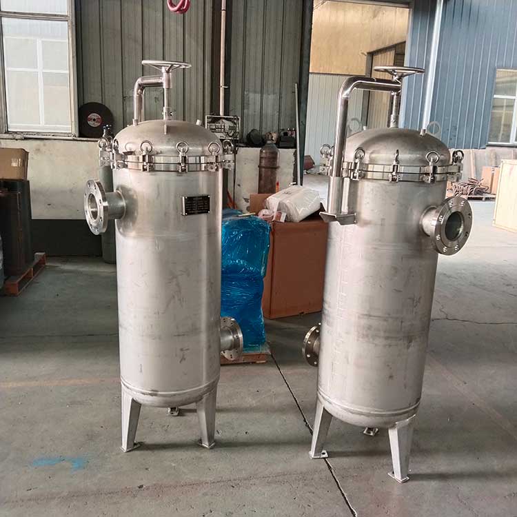 華豫供應(yīng)三袋Φ450袋式過(guò)濾器 殼體材質(zhì)304